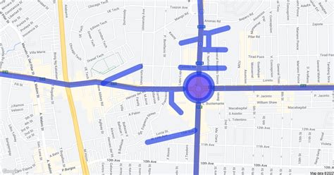 Monumento Circle Map .